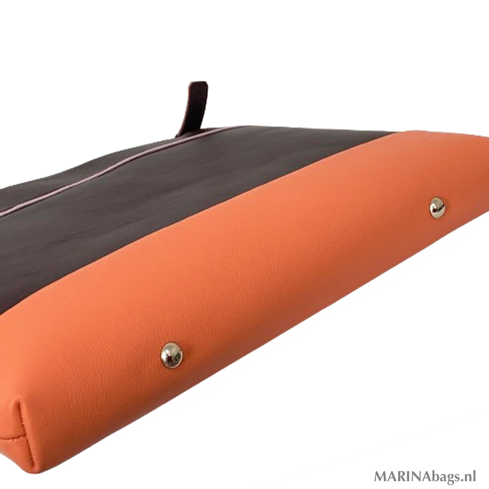 laptoptas PADUA | aubergine-zalm - Afbeelding 5