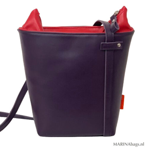 paarse damestas bijzondere tas