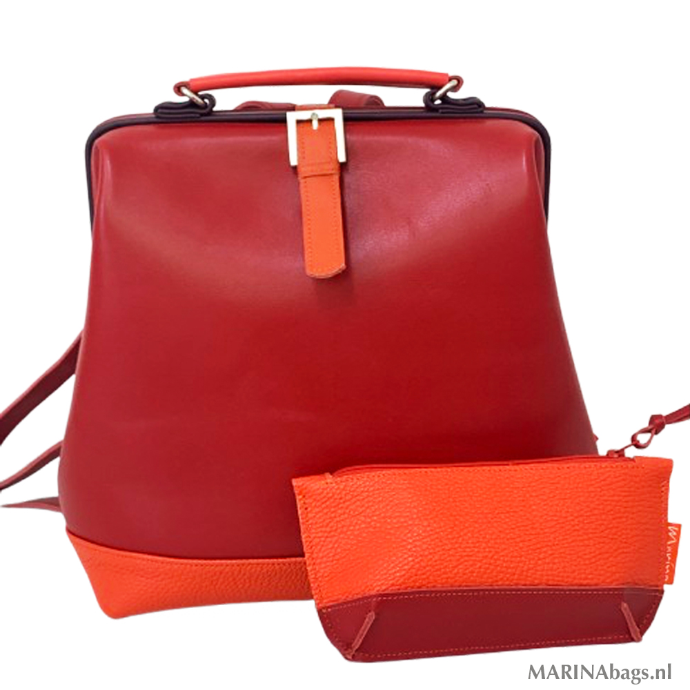 Rugtas-Beugeltas Lazise | rood - Afbeelding 4